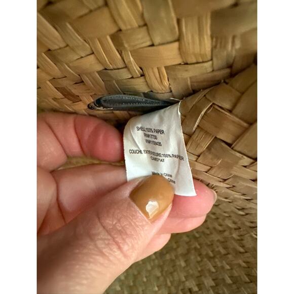 Mossimo 100% Paper Tote Bag Bold Geometric Design - OS - Picture 4 of 9